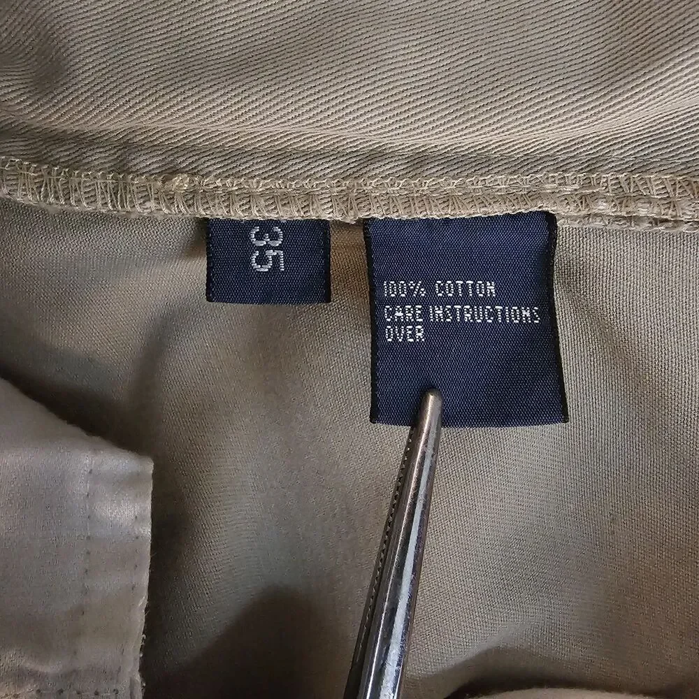Vintage Polo Ralph Lauren Prospect Classic Fit Chino Shorts Mens 35 Beige Khaki